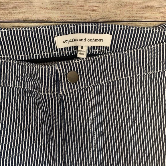 cupcakes and cashmere Wren Striped Skinny Pants Size 8 - Picture 5 of 8